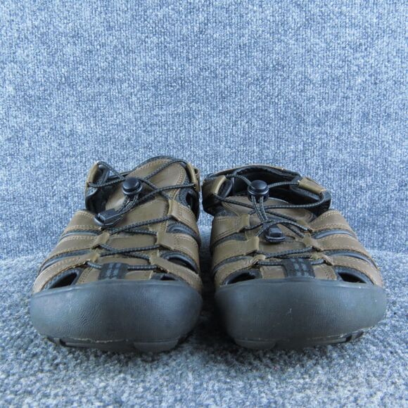 Khombu Travis Men Fisherman Sandals Size 9 Medium‎ Brown Synthetic Drawstring - Picture 2 of 10